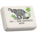 Ластик прямоугольный Koh-I-Noor Elephant 300/60 цветной 31х21х8мм натуральный каучук/60