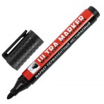 Маркер перманентный черный 3,5мм с клипом Brauberg Ultra Marker