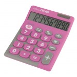 Калькулятор 10 разр Milan150610TDPBL 145x106x21мм в чехле двойное питание розовый