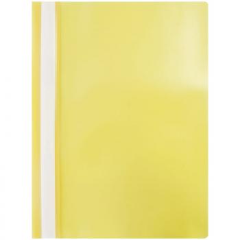 Скоросшиватель пластиковый А4 OfficeSpace 120мкм/20 желтый