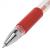 Ручка гелевая красная Staff Everyday 0,5мм с грипом корпус прозрачный линия письма 0,35мм