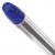 Ручка шариковая синяя Brauberg Samurai с грипом корпус прозрачный узел 0,7мм линия письма 0,3мм