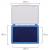 Штемпельная подушка настольная Brauberg 120х90 мм (рабочая поверхность 110х70 мм), синяя краска