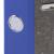 Папка с арочным механизмом (регистратор) 50мм с мраморным покрытием синий корешок Brauberg