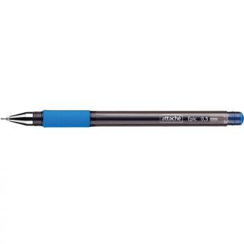Ручка гелевая синяя Attache Epic