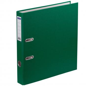 Папка с арочным механизмом (регистратор) 50мм бумвинил с карманом на корешке зеленая OfficeSpace