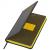 Ежедневник датированный 2023 А5 138x213мм Brauberg Chameleon под кожу черный/желтый