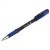 Ручка шариковая масляная с грипом синяя корпус тонирированный черный Brauberg i-Rite GT PRO 