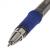 Ручка шариковая масляная с грипом синяя корпус тонирированный черный Brauberg i-Rite GT PRO 