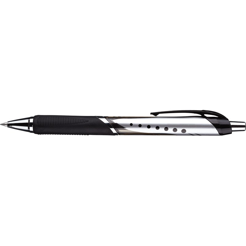 Ручка гелевая автоматическая черная Attache Selection Galaxy 0,5мм