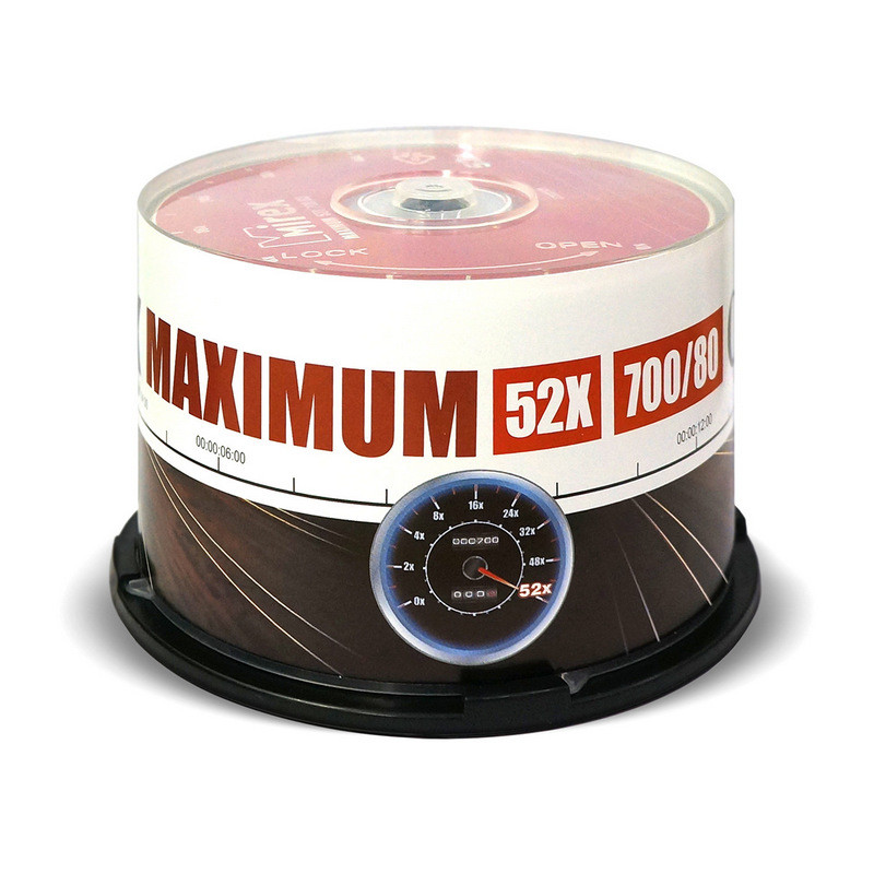 Диск CD-R Mirex 0.7 ГБ 52x cake box (50 штук в упаковке)