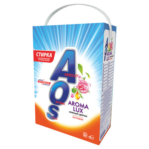 Порошок стиральный 4кг автомат AOS Aroma Lux