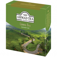 Чай 100пак Ahmad Green Tea зеленый/12
