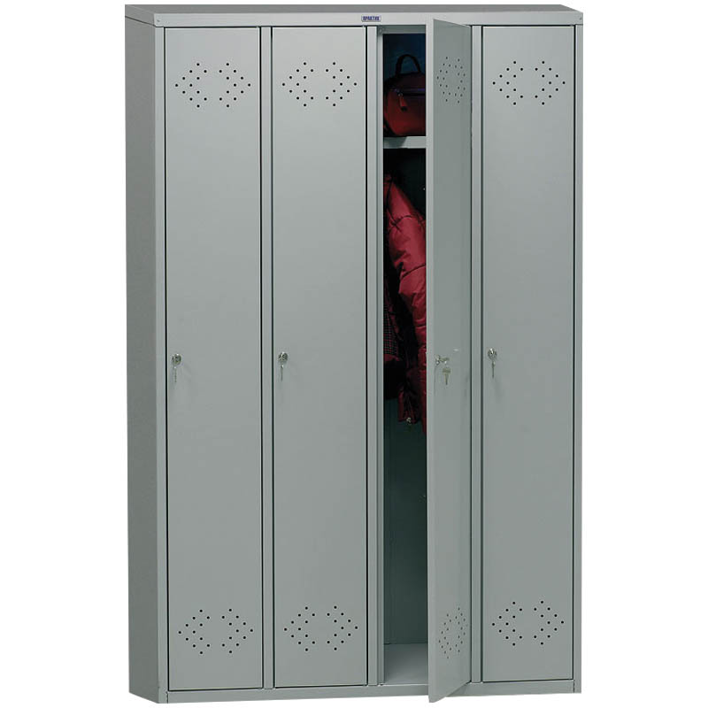 Шкаф для одежды Практик LS (LE)-41 1830х1130х500 4 секции