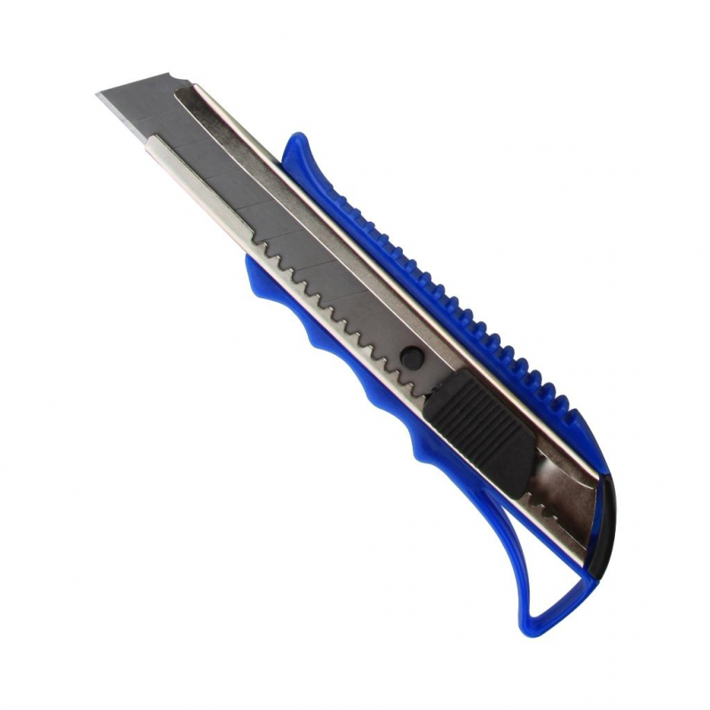 Нож 18мм Attache с фиксатором и металлическими направляющими