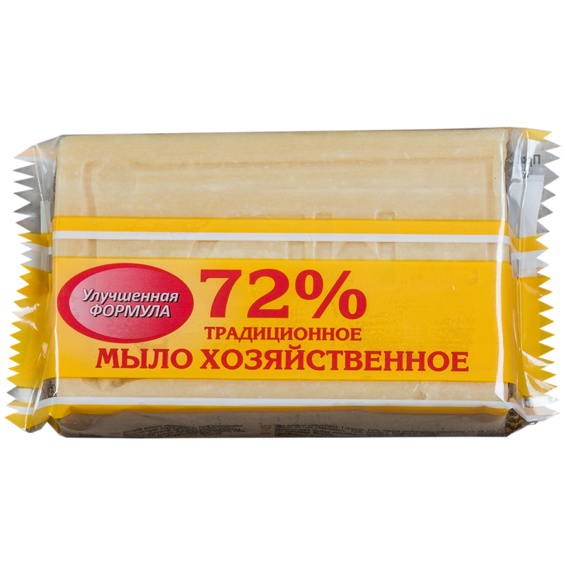 Мыло хозяйственное 200гр 72% Меридиан Традиционное флоу-пак