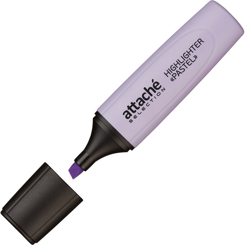 Маркер текстовый 1-5мм Attache Selection Pastel  фиолетовый