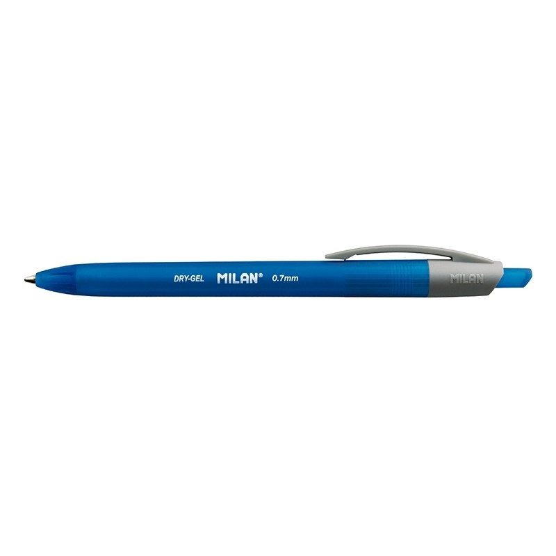 Ручка шариковая автоматическая синяя Milan Dry-Gel 0,7мм  176540125