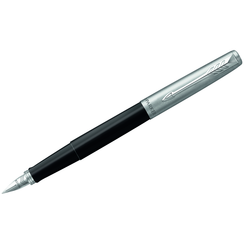 Ручка перьевая Parker Jotter Black Chrome 0,8мм подарочная упаковка