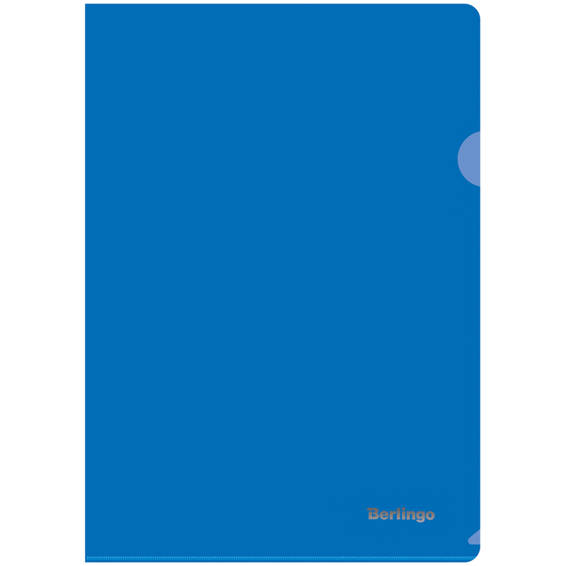 Уголок 180мкм Berlingo непрозрачный синий