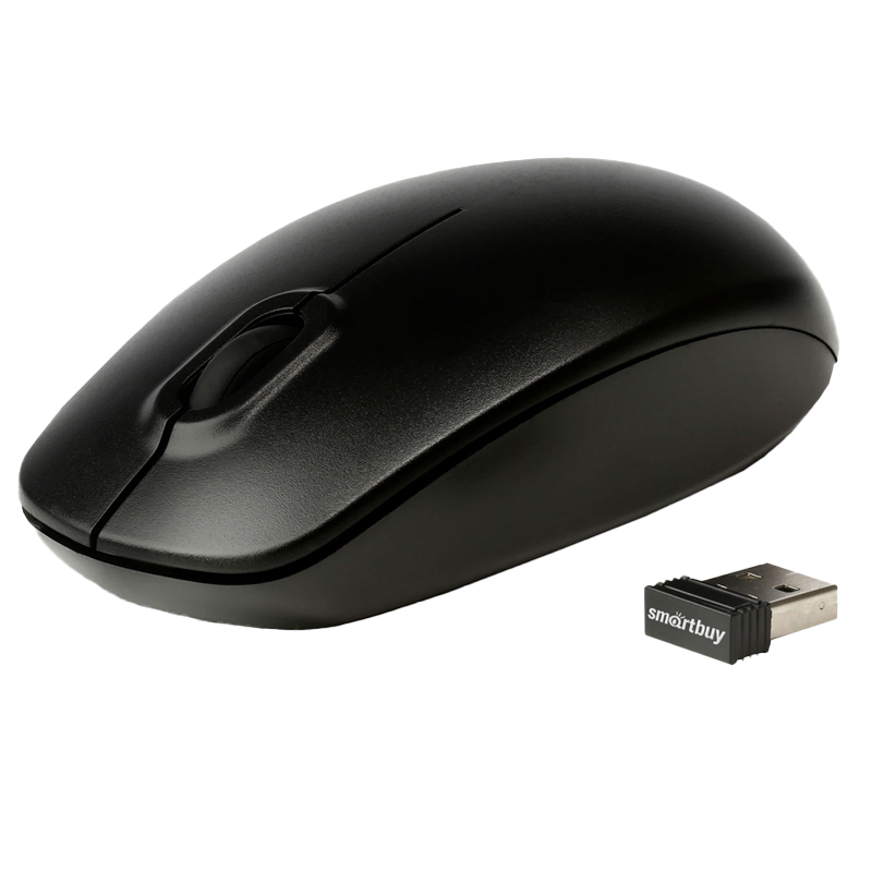 Мышь беспроводная Smartbuy ONE 300AG-K USB черная 2btn+Roll