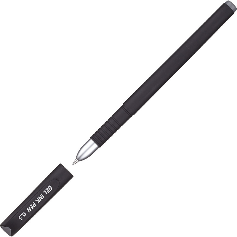 Ручка гелевая 0,5мм Attache Velvet черная
