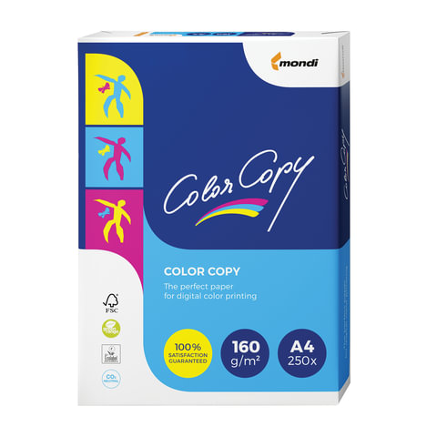 Бумага для принтера А4 Color Copy 160г/м2 250л для полноцветной лазерной печати А++