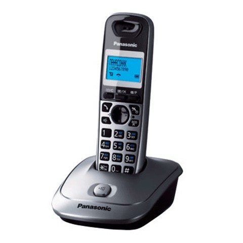 Аппарат телефонный Panasonic KX-TG2511RUM память 50 номеров АОН повтор спикерфон полифония серый