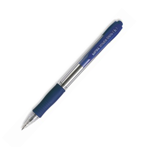 Ручка шариковая автоматическая синяя Pilot BPGP-10R-F Supergrip 0,32мм