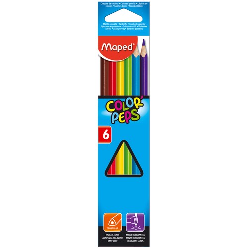 Карандаши цветные 06цв Maped Color Peps