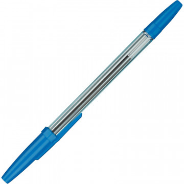 Ручка шариковая синяя Офис 0,7-1мм масляная основа/500