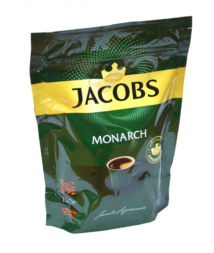 Кофе растворимый 130гр Jacobs Monarch пак/9