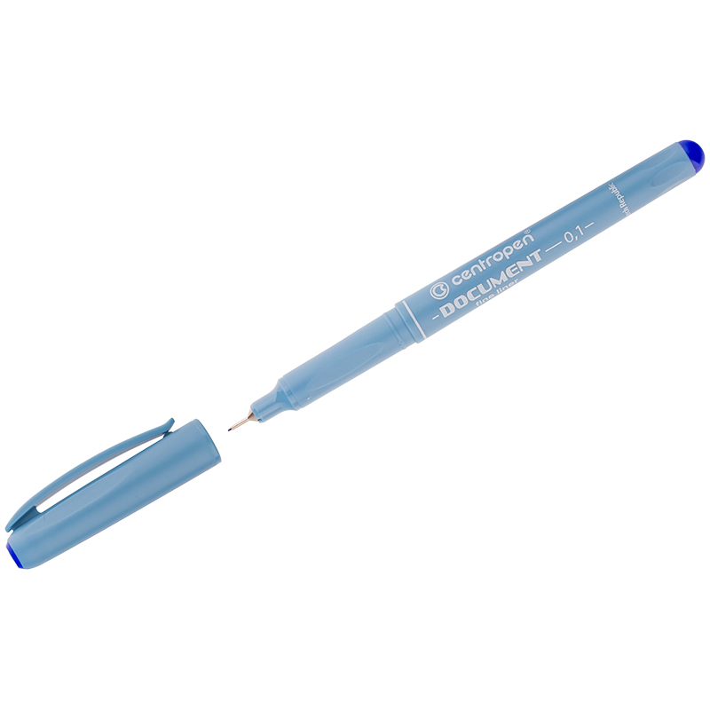 Ручка капиллярная синяя Centropen Document 2631 0,1мм