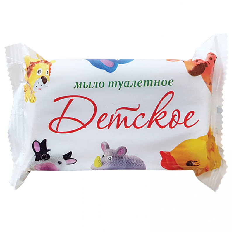 Мыло туалетное 150гр Детское флоу-пак
