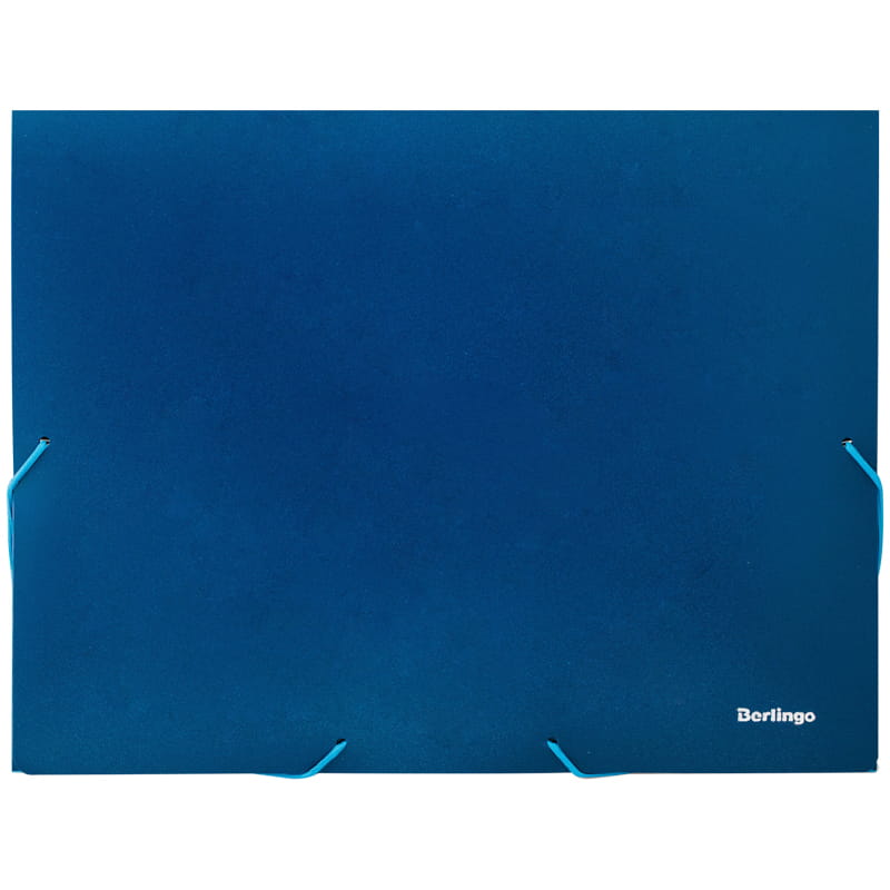 Папка на резинке 30мм Berlingo А4 700мм синя AB3002