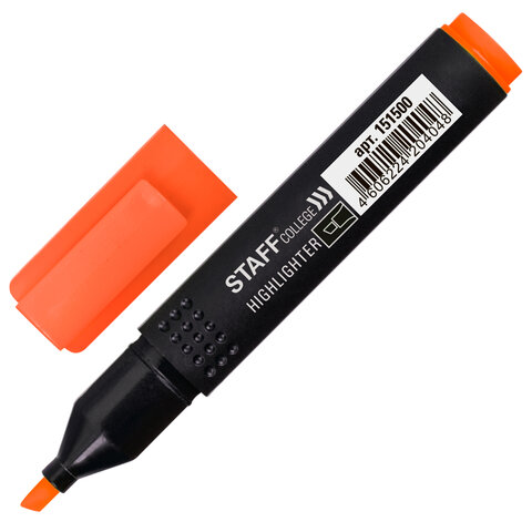 Маркер текстовый 1-4мм Staff College Stick оранжевый