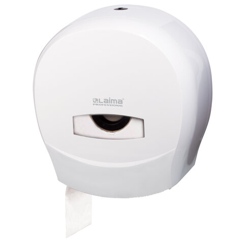 Диспенсер для туалетной бумаги LAIMA PROFESSIONAL (Система T2) белый ABS-пластик
