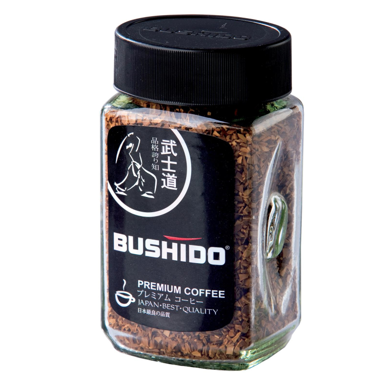 Кофе растворимый 100 г Bushido Black Katana (стекло)