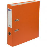Папка с арочным механизмом (регистратор) 70мм OfficeSpace оранжевый б/в+карман  270119