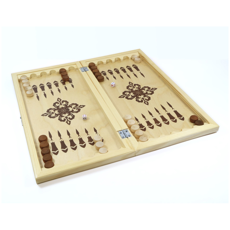 Игра настольная Нарды Десятое королевство деревянные с доской 40x40см