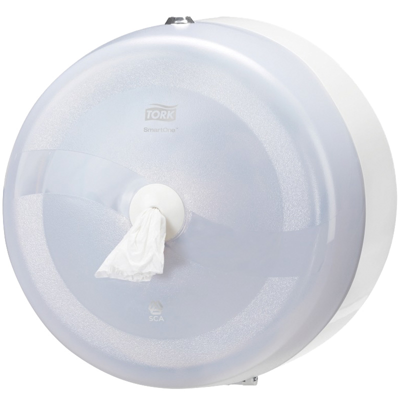 Диспенсер для туалетной бумаги в рулонах Tork SmartOne "Classic"(Т8) пластик, механический, белый