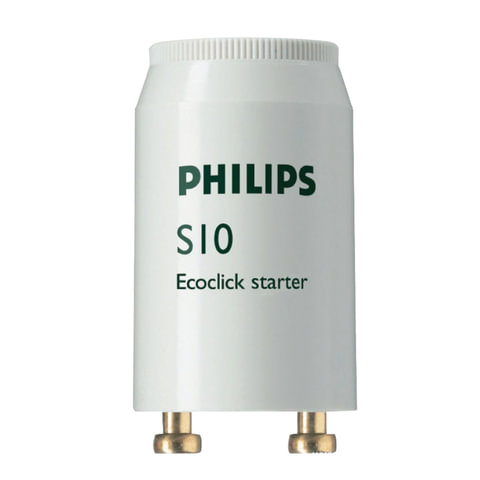 Стартер Philips S10 4-65 W 220-240V одноламповая схема подключения 25шт/уп