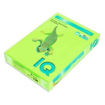Бумага для принтера А4 IQ Color 80г 500л зеленая неон