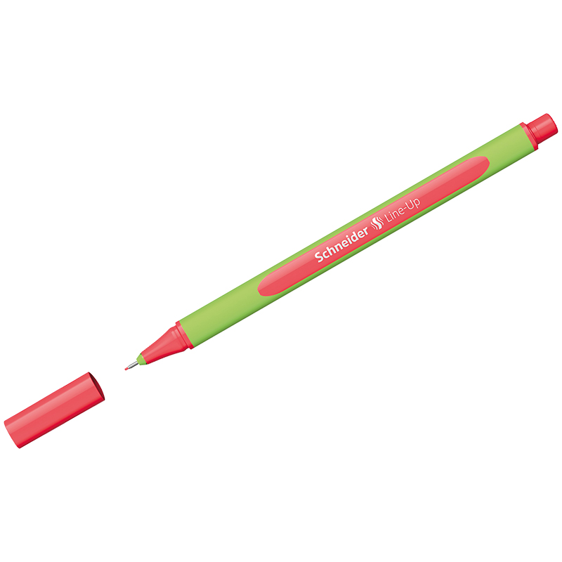 Ручка капиллярная (линер) 0,4мм Shneider Line-Up красная неон