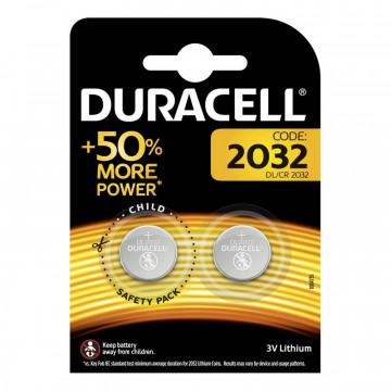 Батарейка CR2032 Duracell 3V литиевая 2шт/уп