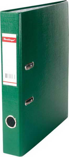 Папка с арочным механизмом (регистратор) 50мм Berlingo Standart бумвинил карман зеленый/4    AM4616