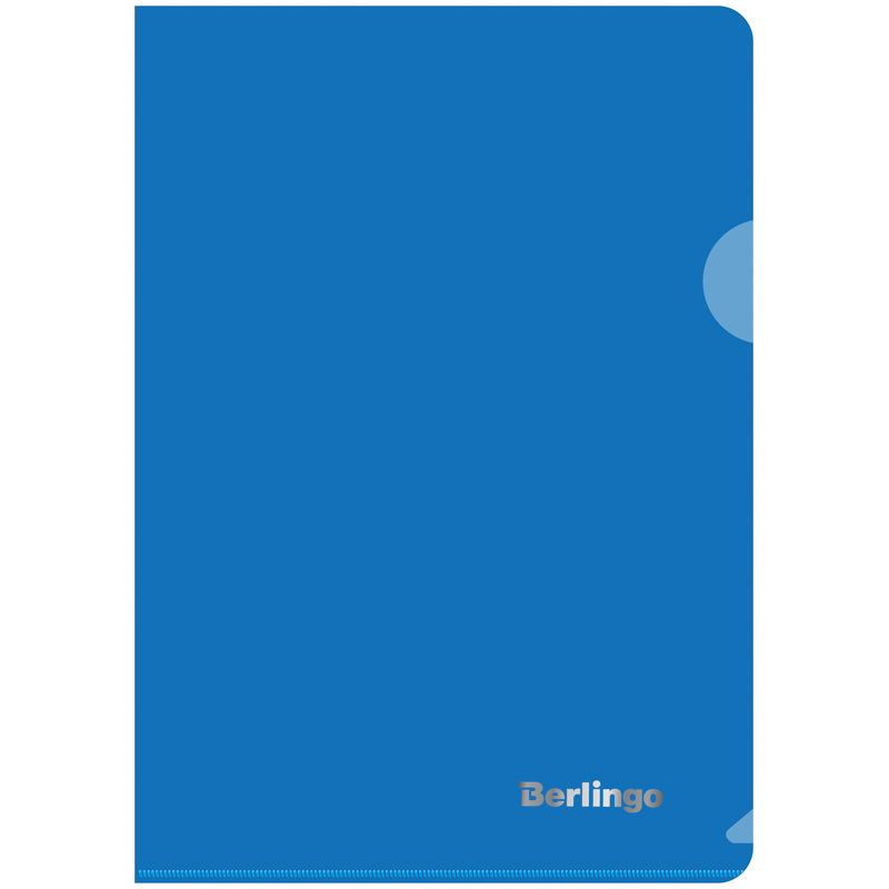 Папка-уголок Berlingo А5 180мкм синяя