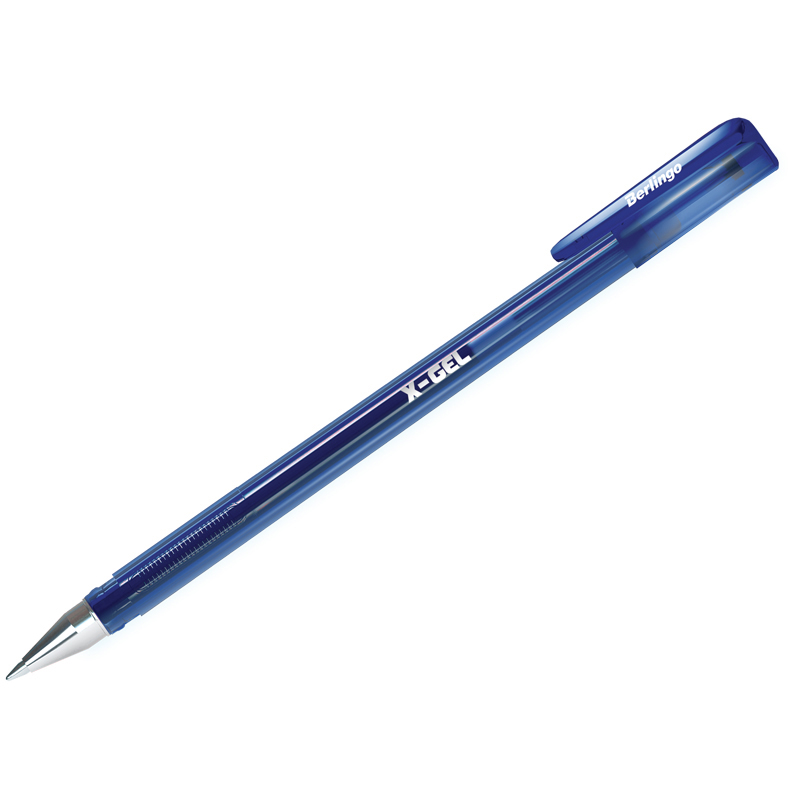 Ручка гелевая 0,5мм Berlingo X-Gel синяя