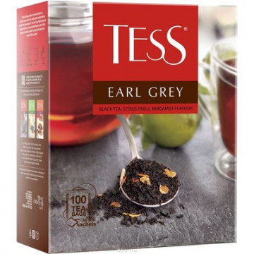 Чай 100пак Tess Эрл Грей