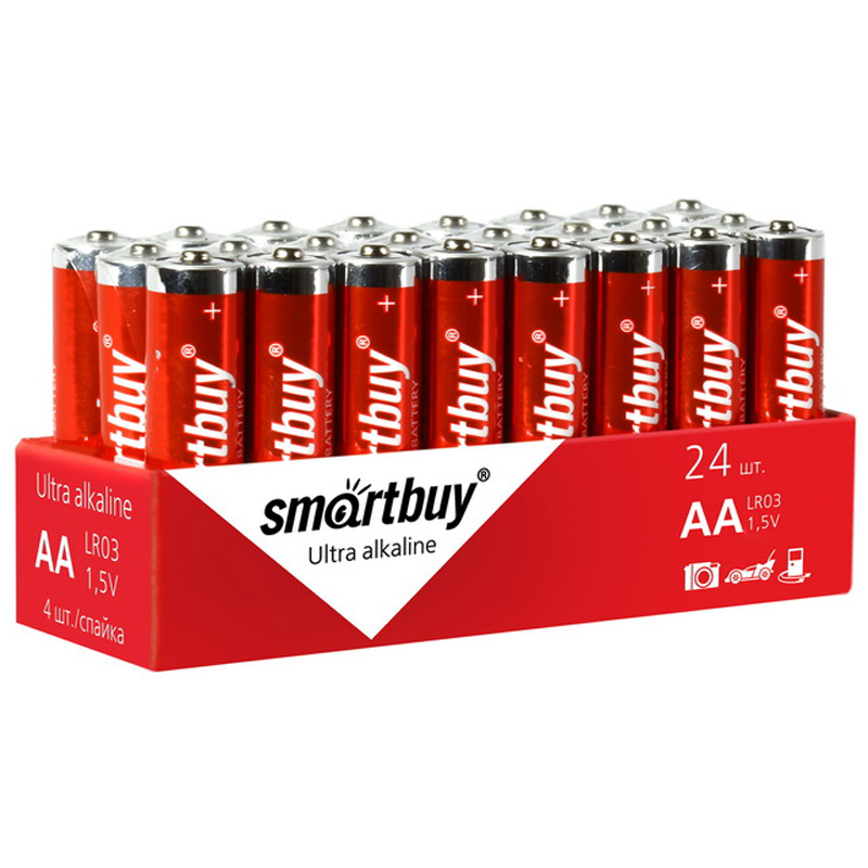 Батарейка SmartBuy AA (LR6) алкалиновая, OS24